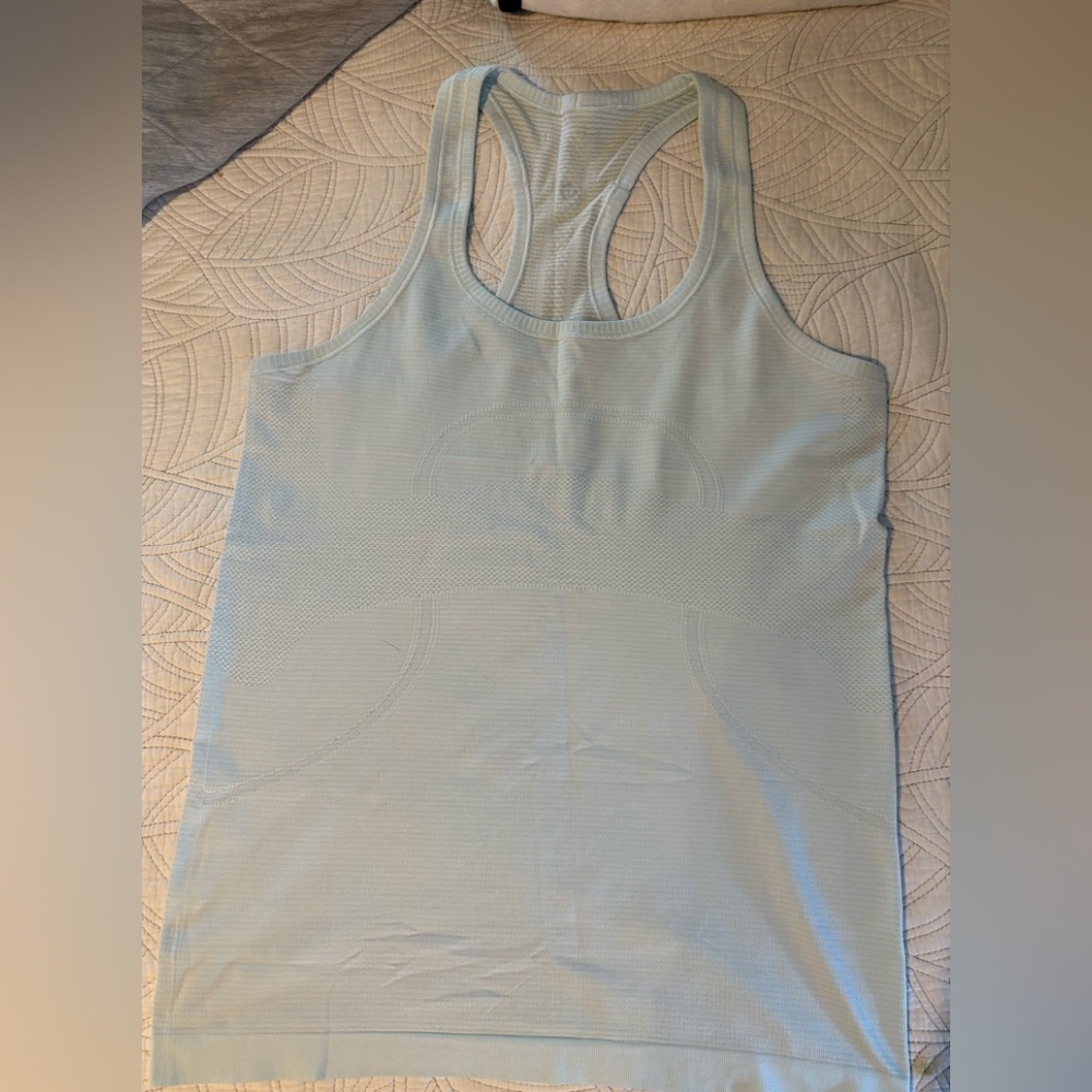 Lululemon Athletica Mint swiftly Racerback tank hip length